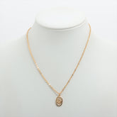 Christian Dior Logo Gold Necklace Costume Jewellery